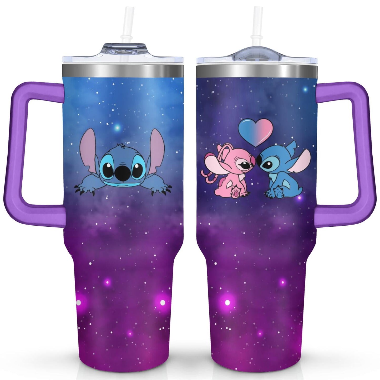 40oz Cartoon Movie Stainless Steel Tumbler with Lid and Straw,Spill Proof Cartoon Travel Cup for Cartoon Lovers Double Wall Vacuum Insulated Coffee Mug with Handle Greenish-blue