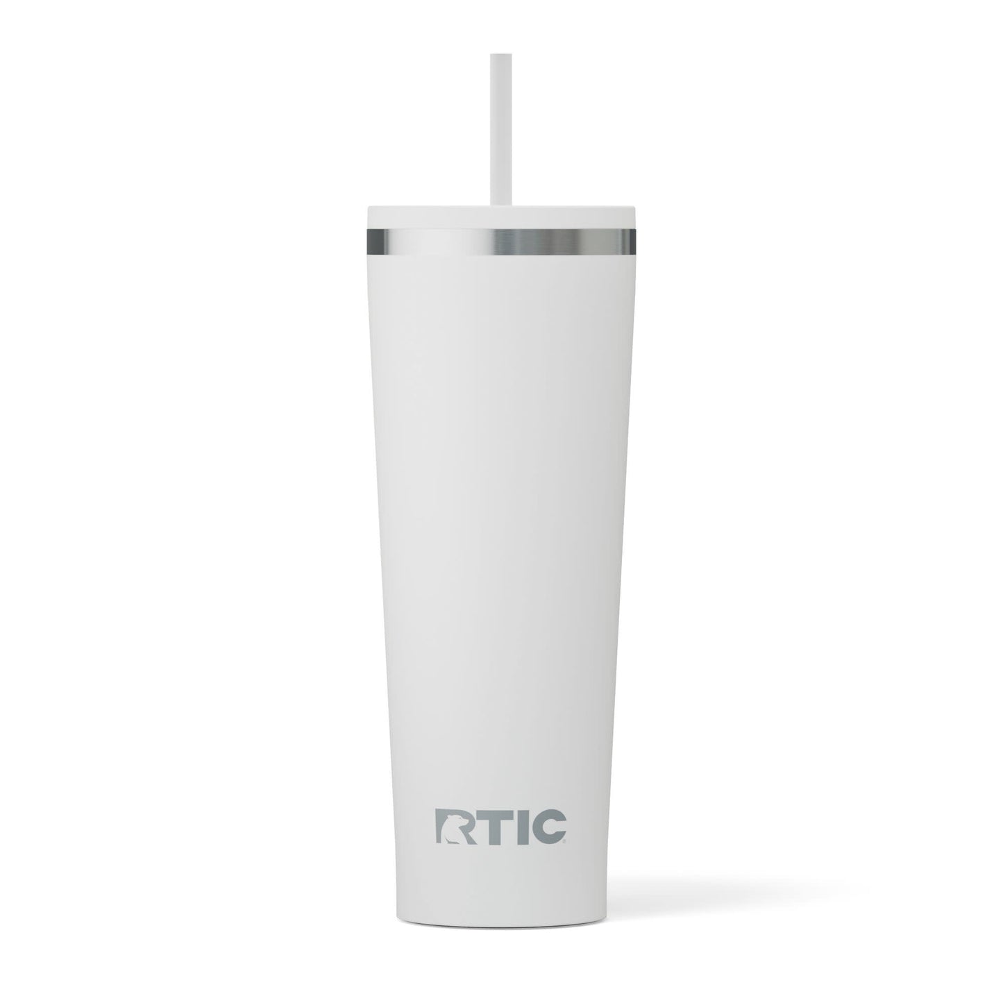 RTIC 28 oz Ceramic Lined Everyday Tumbler, Spill-Resistant Straw Lid, Plum Glitter