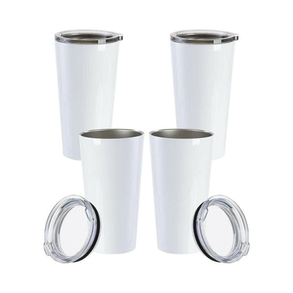 Craft Express 4 Pack 16oz Latte Sublimation Tumblers