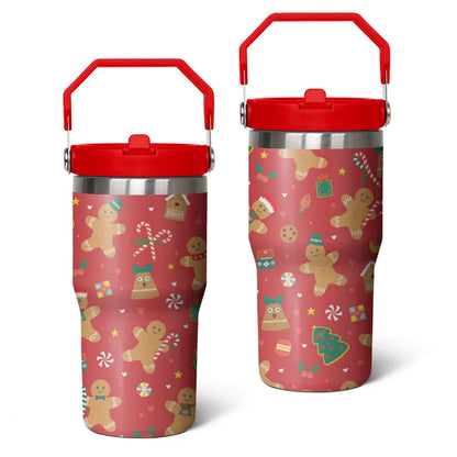 20 Oz Tumbler Christmas Tree Gift Tumbler with Lid and Straw, Birthday Gift Cup for Friend Women Men Coffee Travel Mug Thanksgiving Day Halloween Christmas Gift Water Bottle