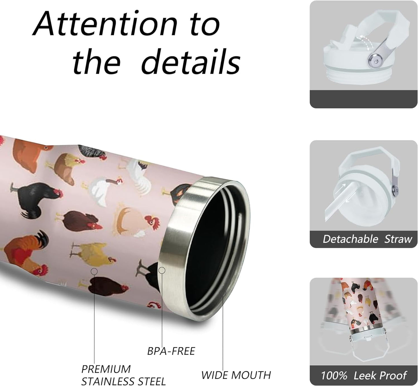30 oz Purple Butterfly Tumbler with Handle and Filp Straw, Stainless Steel Cup with Lid and Straw, Travel Coffee Mug Insulated Water Bottle,Christmas Birthday Mothers Day Gifts for Women Animal Lovers