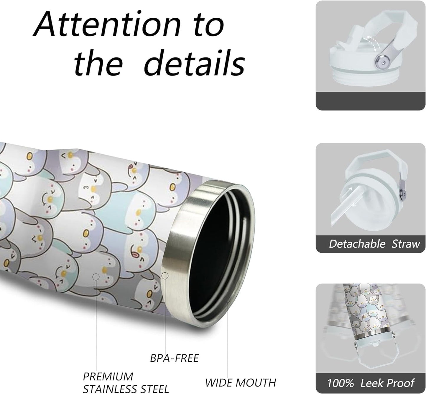 30 oz Purple Butterfly Tumbler with Handle and Filp Straw, Stainless Steel Cup with Lid and Straw, Travel Coffee Mug Insulated Water Bottle,Christmas Birthday Mothers Day Gifts for Women Animal Lovers