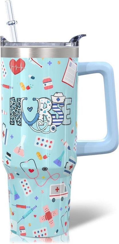 30oz Stainless Steel Sea Turtle Tumbler with Lid and Straw - Ocean Insulated Turtle Cup for Women''s Gifts