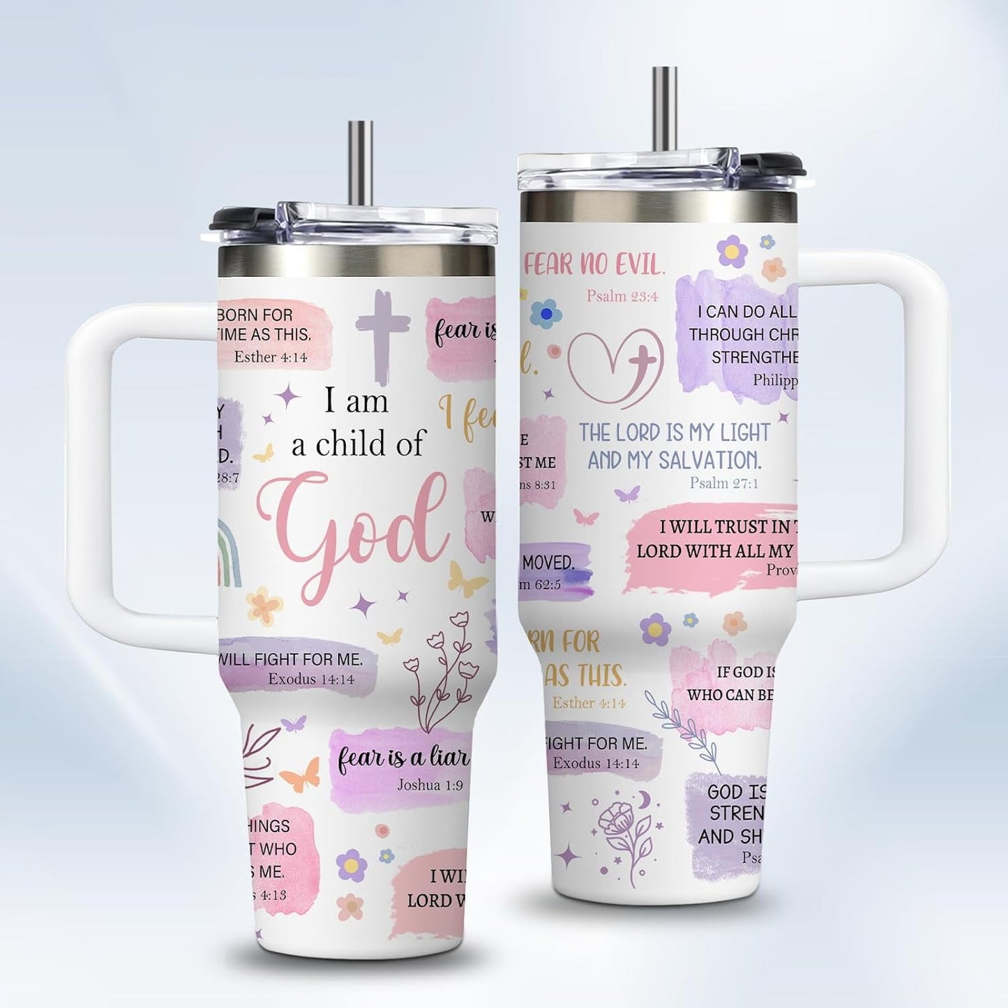 40oz Insulated Stainless Steel Tumbler with Handle, Abstract Brown Leopard Print Leakproof Water Bottles Travel Mug with Lid And Straw for Water, Iced Tea Or Coffee for Most Car Cup Holder