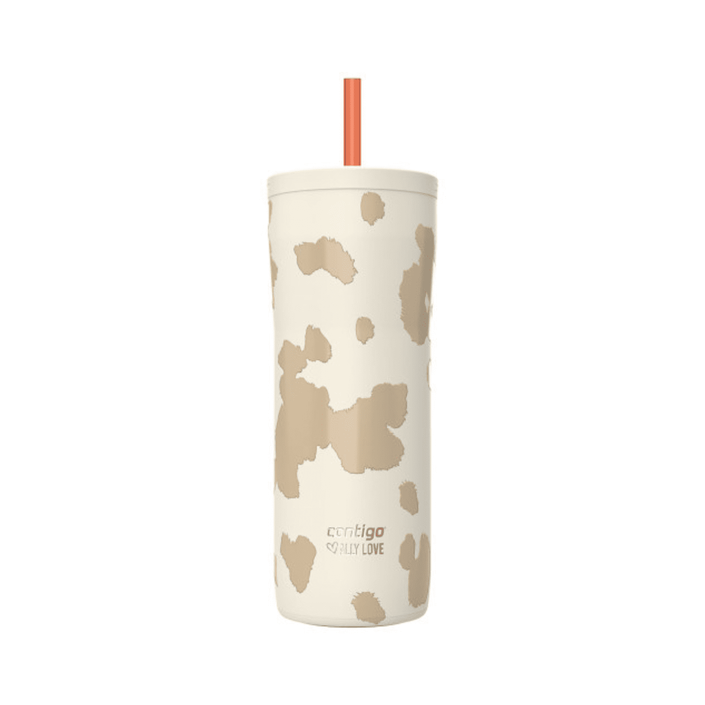 Contigo x Ally Love Streeterville 2.0 Stainless Steel Tumbler with Straw, 24 oz, Licorice