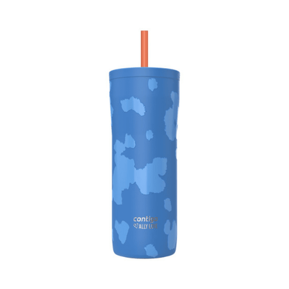 Contigo x Ally Love Streeterville 2.0 Stainless Steel Tumbler with Straw, 24 oz, Licorice