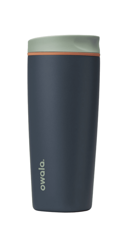 Owala SmoothSip Stainless Steel Coffee Tumbler, 20oz, Cotton Candy Sky
