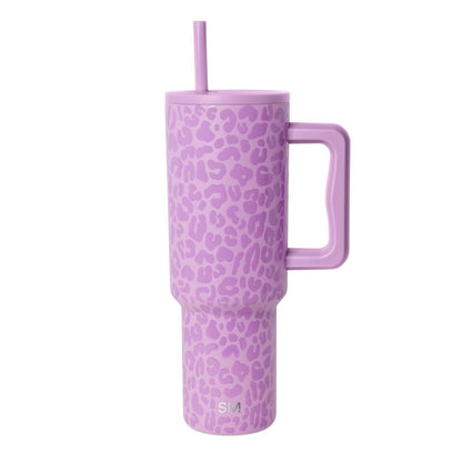 Simple Modern 40 fl oz Insulated Stainless Steel Trek Tumbler with Straw Lid | Forest
