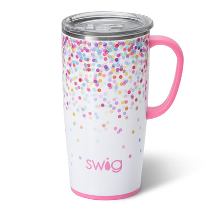 Swig Life 22oz Travel Mug | Insulated Stainless Steel Tumbler with Handle | Love All