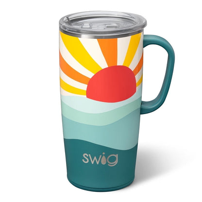 Swig Life 22oz Travel Mug | Insulated Stainless Steel Tumbler with Handle | Love All
