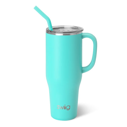 Swig Life 40oz Mega Mug | Insulated Stainless Steel Tumbler with Handle | Over The Rainbow
