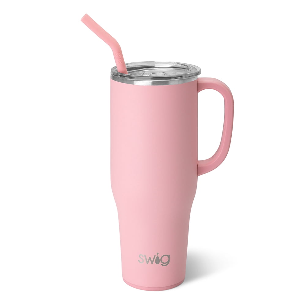Swig Life 40oz Mega Mug | Insulated Stainless Steel Tumbler with Handle | Over The Rainbow
