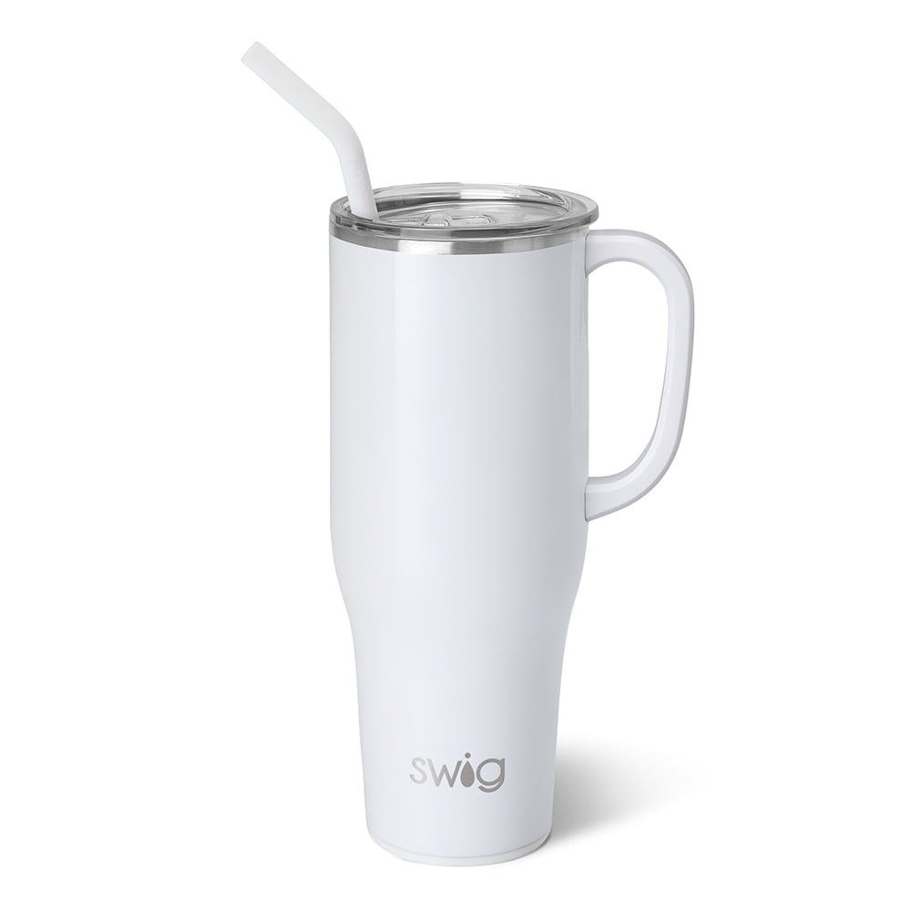 Swig Life 40oz Mega Mug | Insulated Stainless Steel Tumbler with Handle | Over The Rainbow
