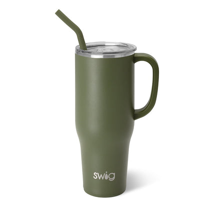 Swig Life 40oz Mega Mug | Insulated Stainless Steel Tumbler with Handle | Over The Rainbow