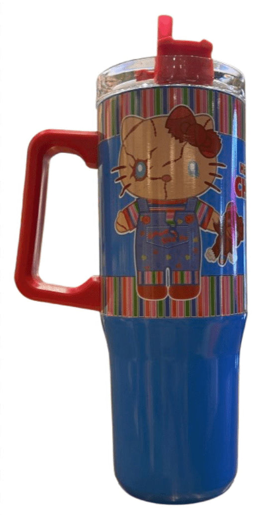 Universal Studios Hello Kitty Chucky Tumbler with Lid New With Tag