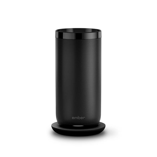 Ember Temperature Control Smart Tumbler 2, 16 oz, Slate Black, up To 3-hr Battery Life - App Controlled Heated Coffee/Tea Mug - Improved Design
